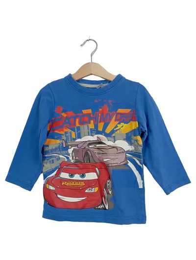 Disney Pixar Cars Lightning McQueen Langarmshirt Kinder Jungen Gr. 98
