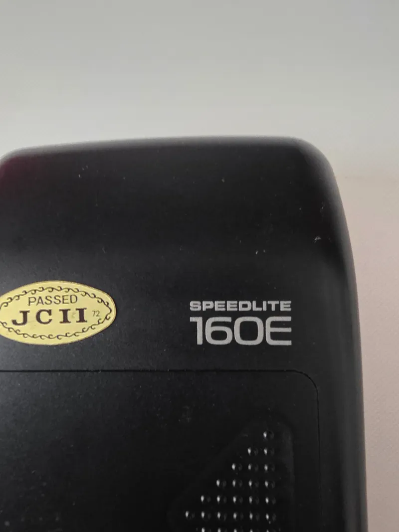 Canon Speedlite 160E Blitzgerät Aufsteckblitz Flash Schwarz EOS 3