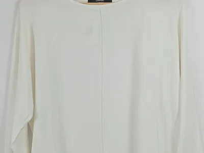 someday. Damen Langarmshirt Gr. 38/M Weiß Casual