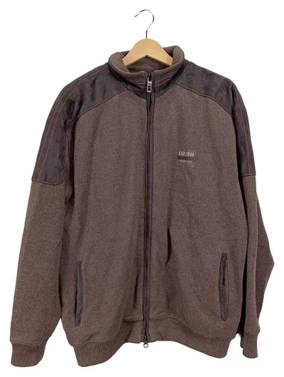Engbers Herren Strickjacke Braun Gr. 50/L Casual Reißverschluss