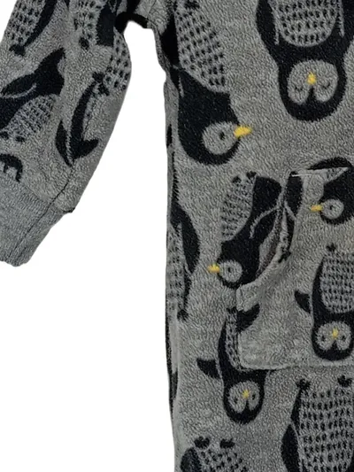 Carter's Just One You Baby Einteiler Gr. 74 Pinguin Grau Kapuze