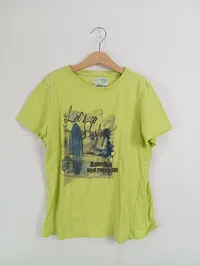 Alive Kinder T-Shirt Surfen Motiv Grün Gr. 152 Kurzarm 2