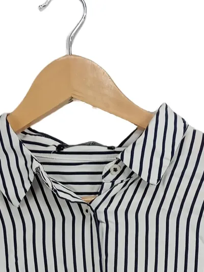 Someday Damen Hemdbluse gestreift Weiß Gr. 38;M Casual Sommer Bluse
