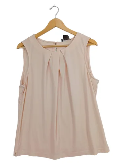 DKNY Damen Top Ärmellos Rosa Gr. 40/L Elegant