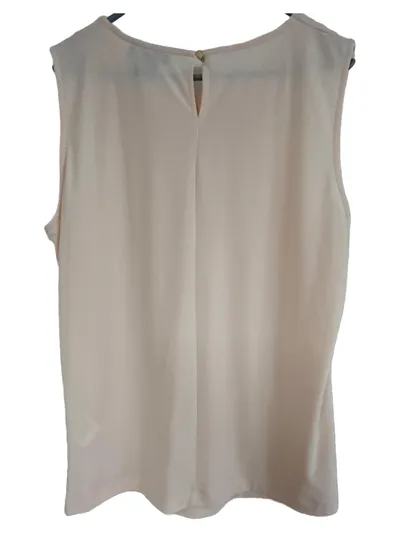 DKNY Damen Top Ärmellos Rosa Gr. 40/L Elegant