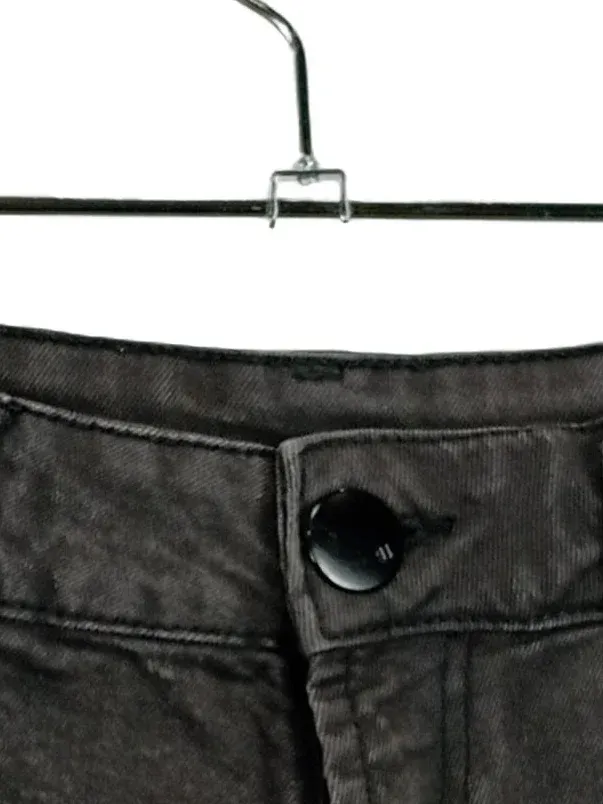 Cotton On Damen Jeans Shorts Gr. 32 Schwarz Casual Denim Kurze Hose 2