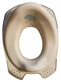 EASY HOME WC Sitz Elefant Kind Toilettensitz Beige Kunststoff 1