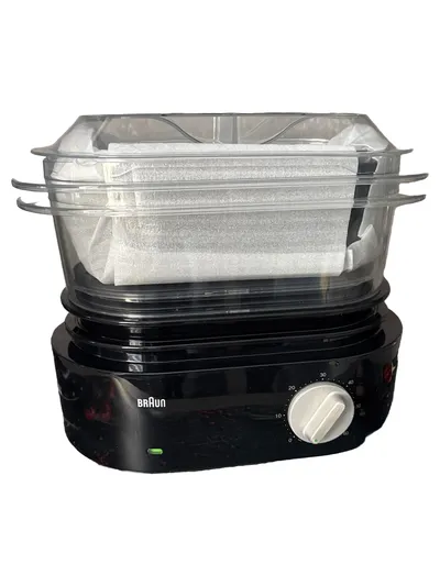 Braun Dampfgartopf Elektro Küche Schwarz 30cm