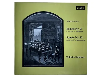 Beethoven Sonate Nr. 21 & 23 Wilhelm Backhaus Vinyl LP Decca Klassik