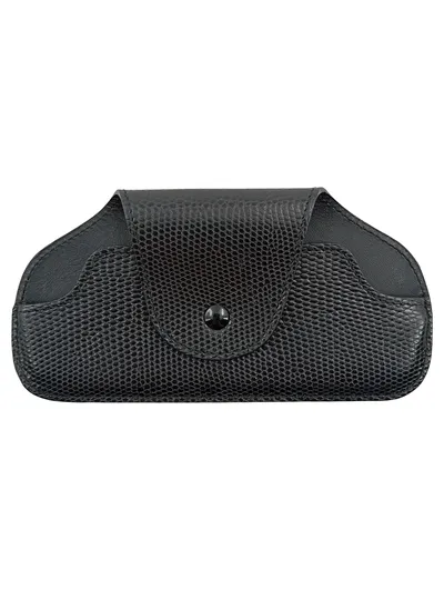 Tom Ford Brillenetui Leder Schwarz Eidechsenprägung Etui Case