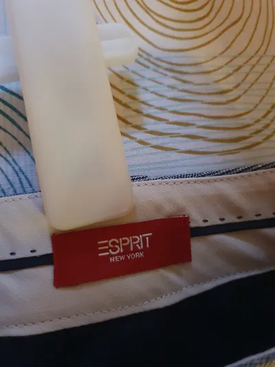 Esprit Damen Faltenrock Gr. 40 Grau Kariert Business Büro Rock