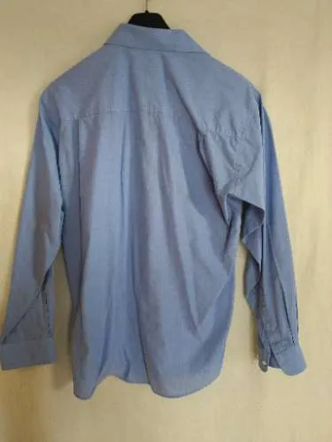 Barisal Herren Business Hemd Gr. L/50 Blau Langarm Baumwolle