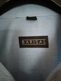 Barisal Herren Business Hemd Gr. L/50 Blau Langarm Baumwolle 3