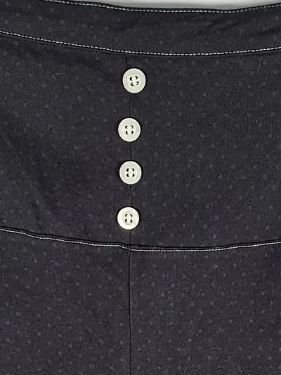 Vive Maria A-Linienrock Punkte Midirock Damen Baumwolle Schwarz Gr. XS 34