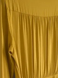 Diane von Furstenberg Damen Blusenkleid Gelb Gr. 38 4