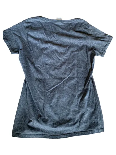 Port & Company Damen T-Shirt Totenkopf Motiv Gr. 36/S Grau Casual
