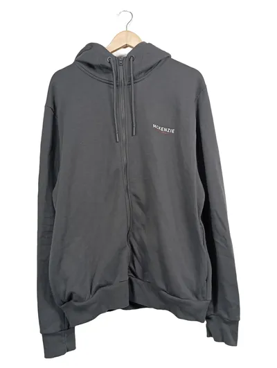 McKenzie Herren Kapuzenjacke Sweatjacke Grau XXL Sportlich Freizeit