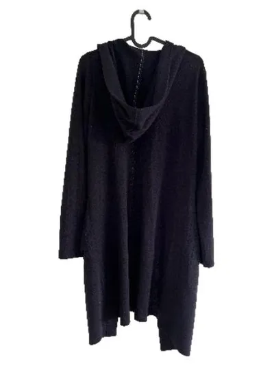 Smith & Soul Damen Strickjacke Kapuze Lang Gr. 36/S Blau Cardigan