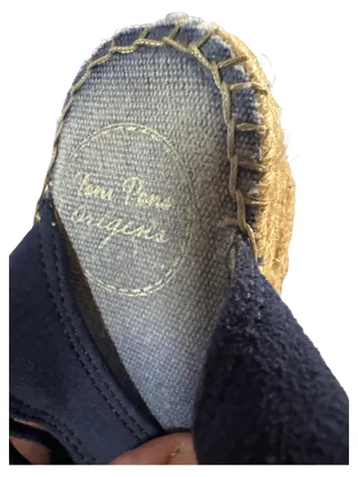 Toni Pons Damen Espadrilles Blau Wildleder Gr. 36 Slingback