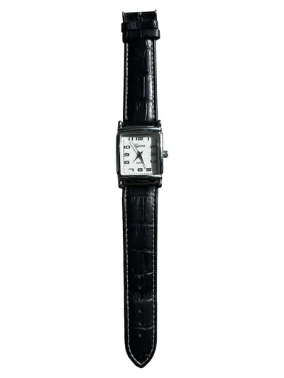 Cyprea Damen Armbanduhr Lederoptik Schwarz Klassisch Business Tierdruck