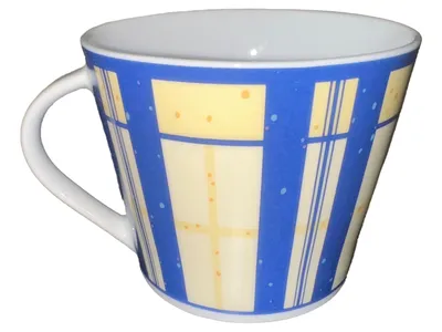 Flirt by R&B Tasse Modern Porzellan Blau Grafisch 300ml