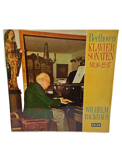 Decca Wilhelm Backhaus Beethoven Klaviersonaten 16 22 27 Vinyl LP Klassik
