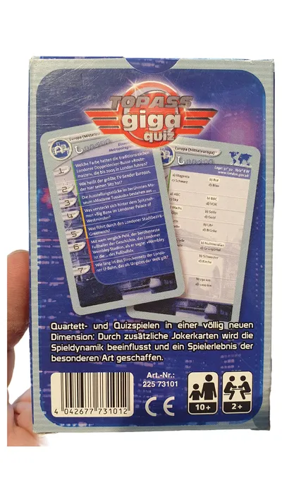 ASS Top Ass Giga Quiz Mega-Cities 250 Fragen Antworten Kartenspiel ab 10 Jahre