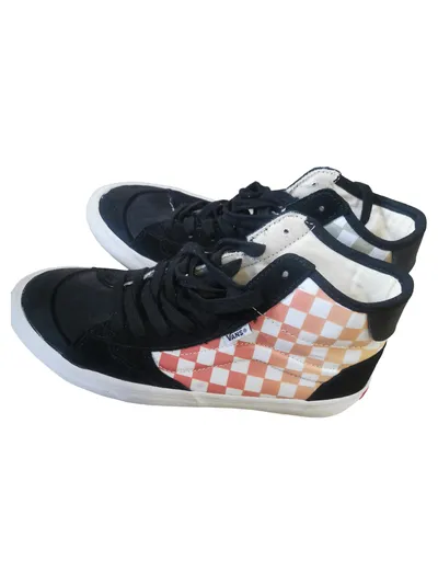 Vans Sk8-Mid Sneaker High Herren Kariert Streetwear Gr. 39