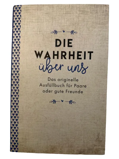 Riva Tagebuch Die Wahrheit über uns Ausfüllbuch Romantisch Beige