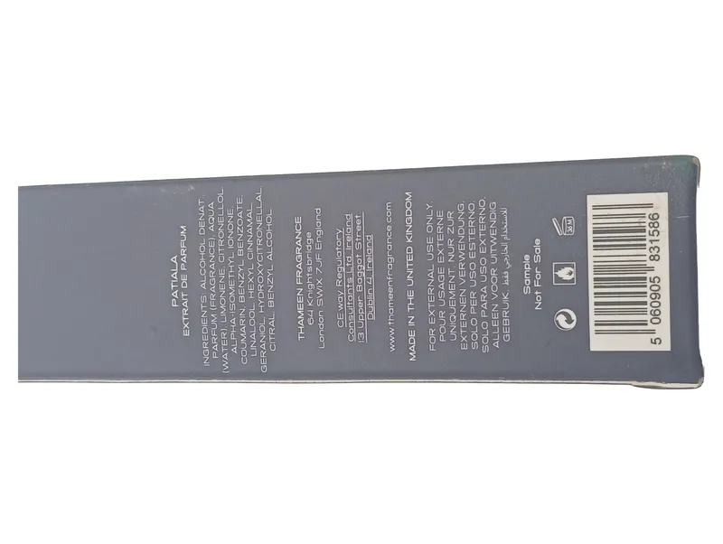 Thameen London Patiala Extrait de Parfum Unisex 10ml Luxus Nischenduft 2