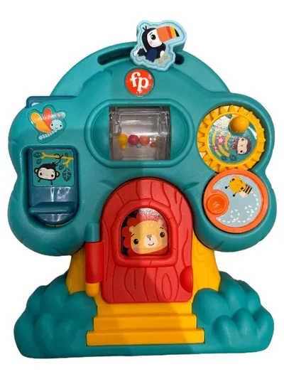 Fisher-Price Tierhaus Activity Center Motorikspielzeug Baby Türkis
