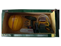 Bosch Kinder Werkzeug Set Kettensäge Helm Bohrmaschine Spielzeug Werkstatt 1