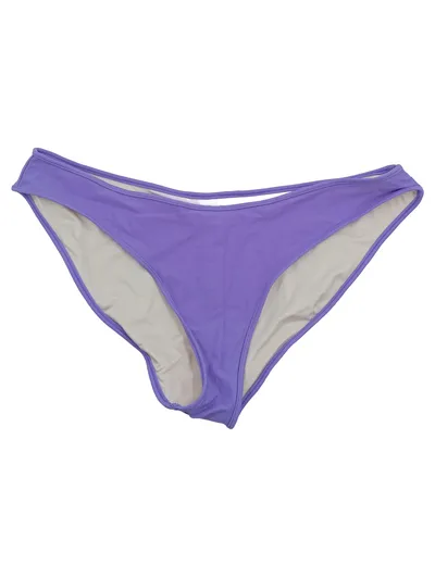 Fabletics Damen Bikinihose Lila Gr. XL Sportlich Uni Nylon