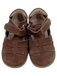 Falcotto Sandalen Kinder Braun Wildleder Klettverschluss Gr. 20 1