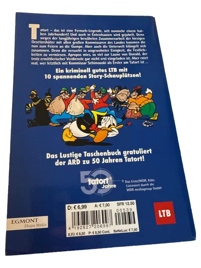 Egmont LTB 539 Lustiges Taschenbuch 50 Jahre Tatort Krimi Comic