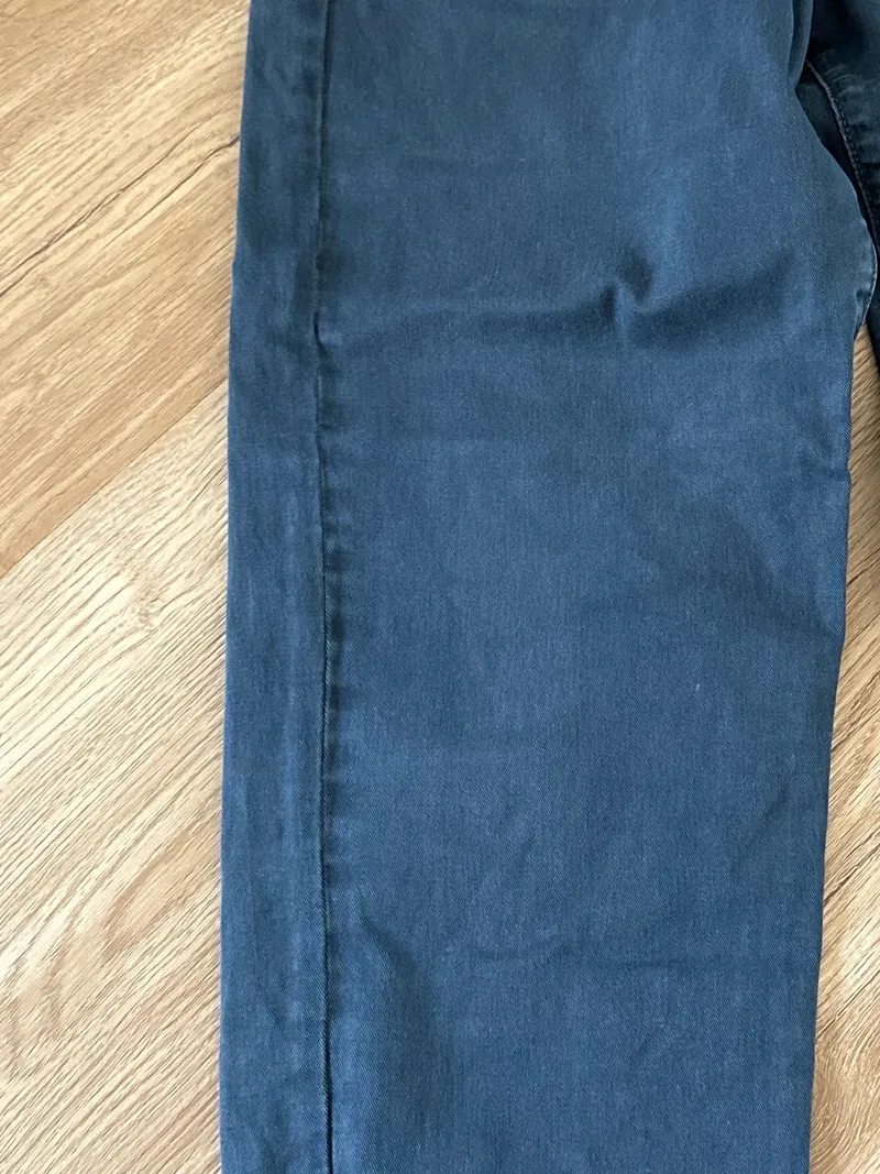 Exibit Herren Stoffhose Chino Blau Gr. 46 W30 Baumwolle Italien 3