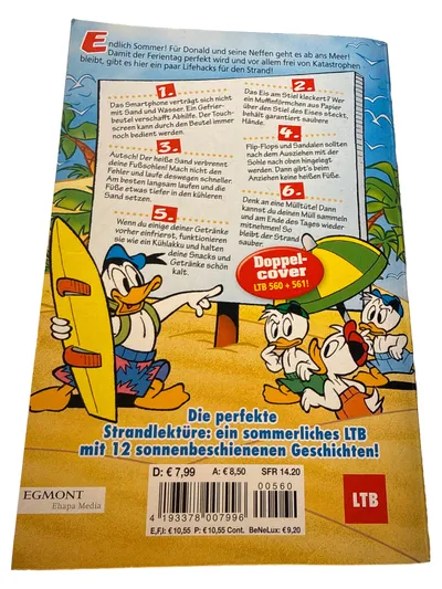 Egmont LTB 560 Lustiges Taschenbuch Donald Duck Sommer Strand Disney