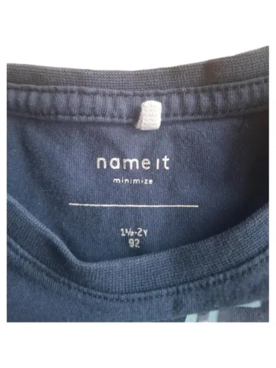 NAME IT Kinder T-Shirt Junge Gr. 92 Blau Maritim Kurzarm