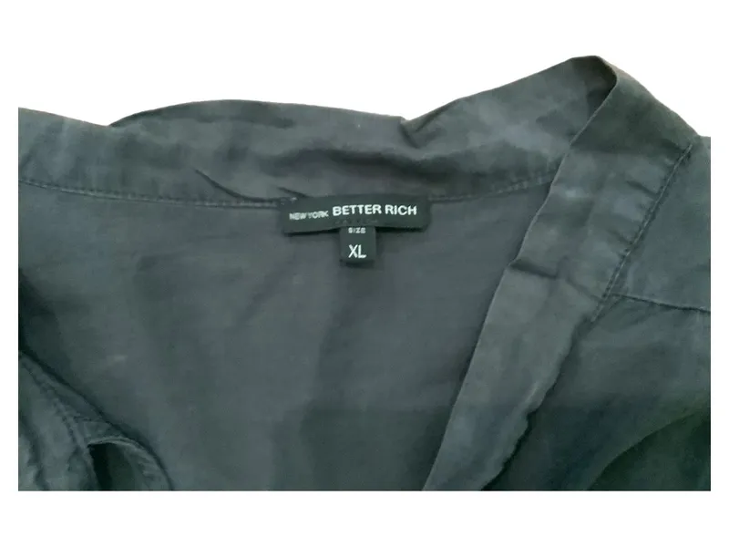 BETTER RICH Damen Tunikakleid Langarm Grau Gr. XL Schleife Casual 6