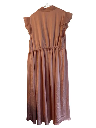 Mamalicious Damen Festliches Kleid Rosa Elegant Gr. 36/S Midi