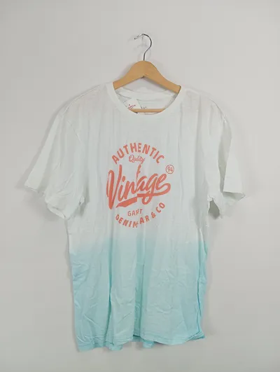 XMail Herren T-Shirt Vintage Denim Wear & Co Mehrfarbig Gr. L