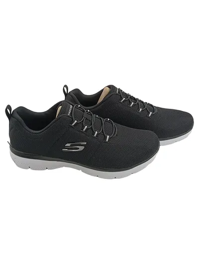 Skechers Summits Herren Sportschuhe Sneaker Schwarz Gr. 39 Mesh