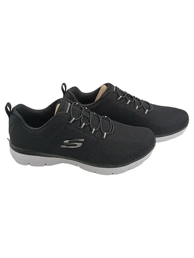 Skechers Summits Herren Sportschuhe Sneaker Schwarz Gr. 39 Mesh