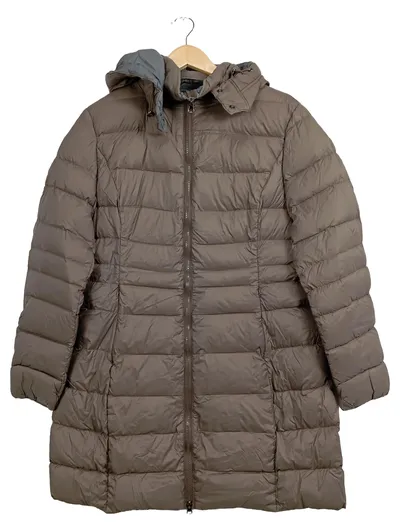 WELLINGTON OF BILMORE Steppjacke Damen Braun Gr. 42 Casual Outdoor Kapuze