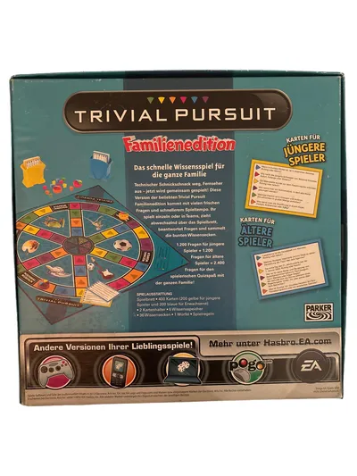 Hasbro Trivial Pursuit Familienedition Quizspiel ab 8 Jahre Familienspiel