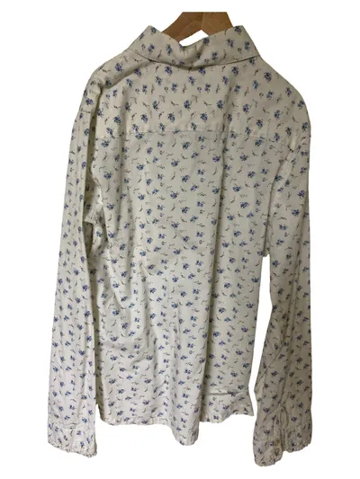 ZARA KIDS Mädchen Bluse Langarm Blumenmuster Rüschen Baumwolle Gr. 152