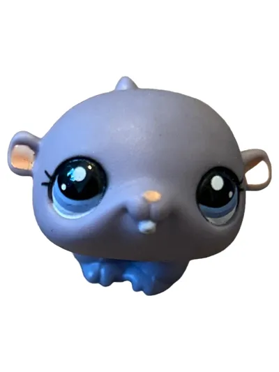 Littlest Pet Shop Hamster Lila Spielfigur Maus Tierfigur 3 cm