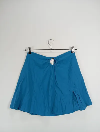 ANGELICA BLICK Damen Minirock Gr. 40 Blau Casual Rock