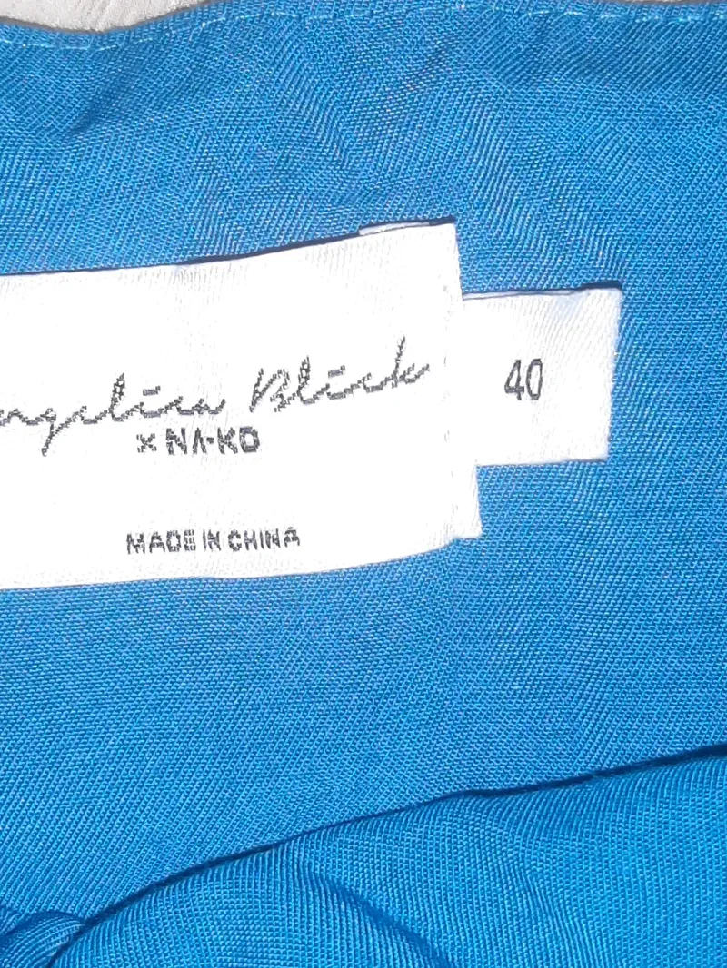 ANGELICA BLICK Damen Minirock Gr. 40 Blau Casual Rock 5
