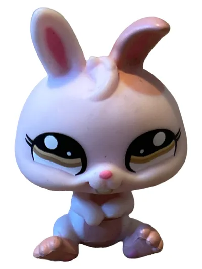 Littlest Pet Shop Hase Spielfigur Pink 5cm Sammelfigur Tier